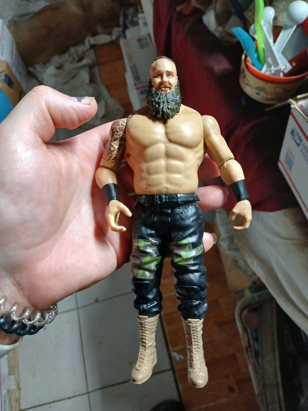 Mattel WWE action figure of Braun Strowman